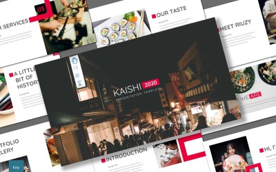 Kaishi - шаблон Keynote