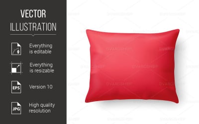 Pillow - Vector Image