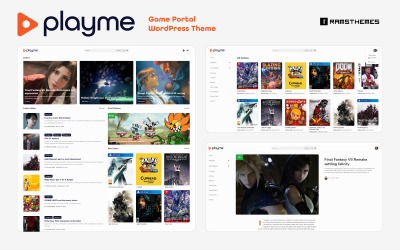 PLAYME - Video Games Portal WordPress Theme