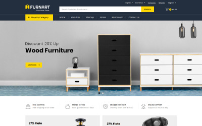 Reszponzív Furnart - Furniture Store PrestaShop sablon 119139