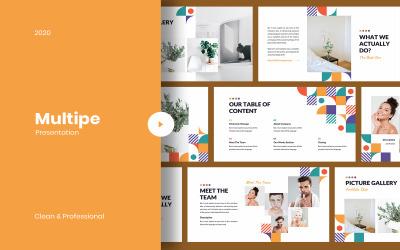 Multipe - Geometric Google Slides