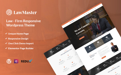 Responsive Lawmaster- Lawyer, Attorney and Law Office Wordpress #119281