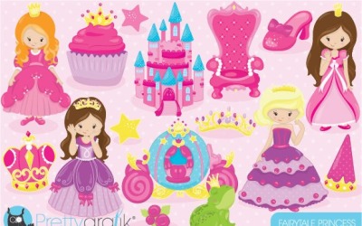 Princess Clipart - Vector Image