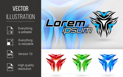 Abstract  Template Element or Logotype - Vector Image
