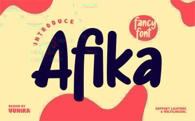 Afika | Fancy Font