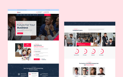 Bootstrap Besit - Business PSD Template #119535