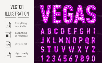 Casino Letters - Vector Image