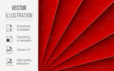 Fan Background Pattern - Vector Image