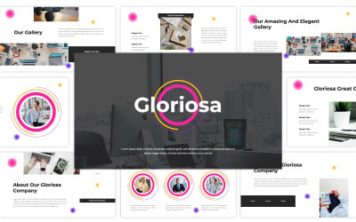Gloriosa PowerPoint模板
