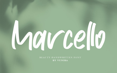 Marcello | Schoonheid handgeschreven lettertype
