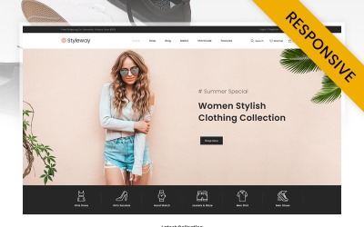 Reszponzív Styleway - Online Fashion Store WooCommerce sablon 119538