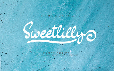 Sweetlilly |花式草书字体