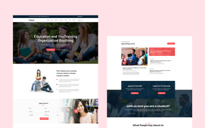 Tomar- Освіта PSD шаблон