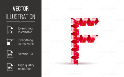 Festive Alphabet - Vector Image