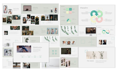 Baleluna Sjablonen PowerPoint presentatie