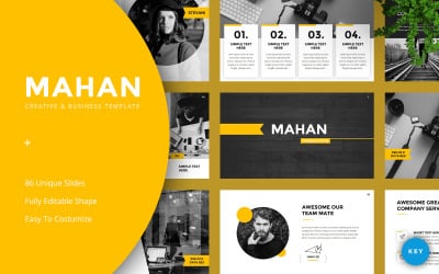 Mahan -Creative &amp;amp; Business - Modèle Keynote