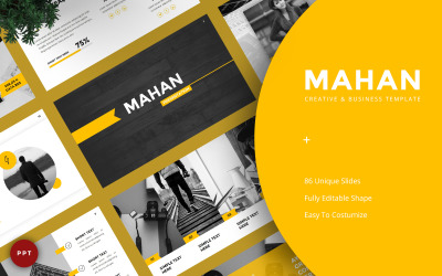 Махан - Creative &amp;amp; Business PowerPoint шаблон