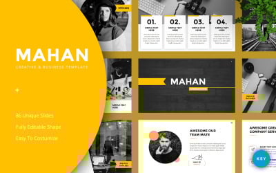 Mahan -Creative & Business - Шаблон Keynote