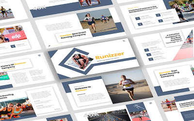 Runnizer - Running Event PowerPoint template