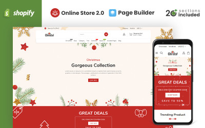Christal Christmas Store Shopify Theme