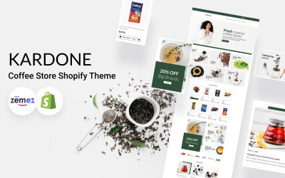 KarDone - Shopify-thema voor coffeeshops
