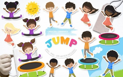Jump - Vector Image