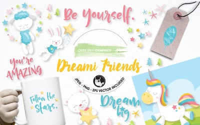 Unicorn graphics and illustrations - Vector Image