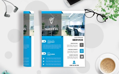 Business Flyer Vol-102 - Vorlage für Unternehmensidentität
