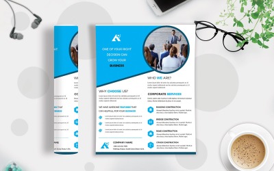 Business Flyer Vol-25 - Modèle d'identité d'entreprise