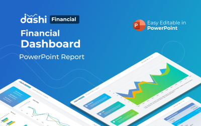 Dashi Financial – Financial Dashboard Report Presentation PowerPoint template