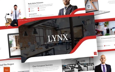 Lynx PowerPoint sablon
