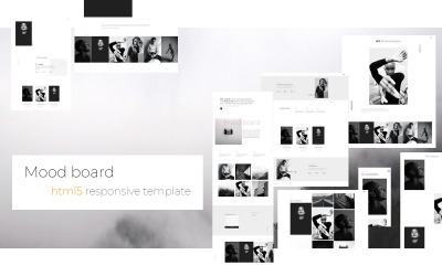 Mood Board Website Template