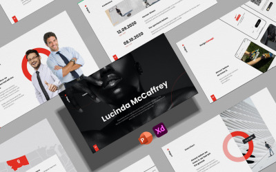 Негун - плавна анімація Шаблон PowerPoint