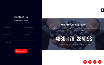 Time Go - Coming Soon Specialty Page