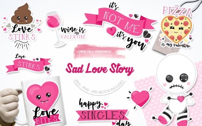 Anti-Valentine - Image vectorielle
