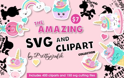 Amazing svg and graphic bundle - Vector Image