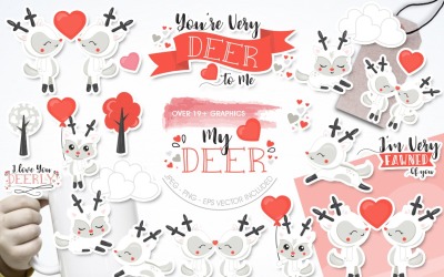 My Deer - Vector Image