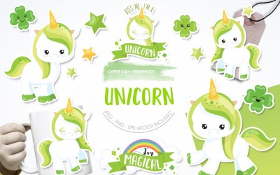 Eenhoorn - Vector Afbeelding