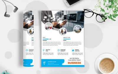 Business Flyer Vol-51 - Modèle d&amp;#39;identité d&amp;#39;entreprise
