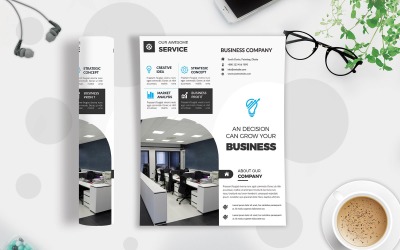 Business Flyer Vol-60 - Modèle d'identité d'entreprise