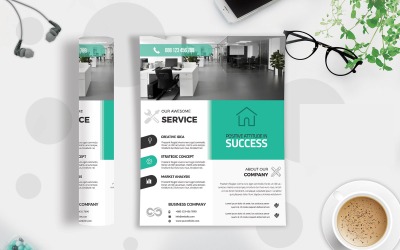 Business Flyer Vol-71 - Modèle d&amp;#39;identité d&amp;#39;entreprise