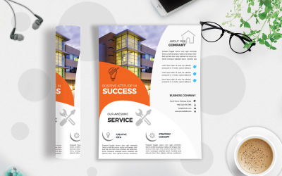 Business Flyer Vol-72 - Vorlage für Unternehmensidentität