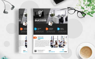 Business Flyer Vol-74 - Modèle d'identité d'entreprise