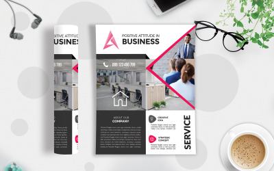 Business Flyer Vol-87 - Modèle d&amp;#39;identité d&amp;#39;entreprise