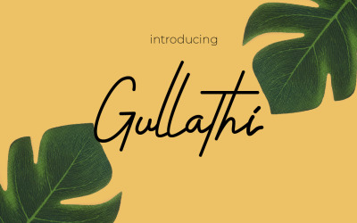 Gullathi typsnitt