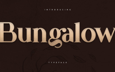 Шрифт Bungalow - шрифт 9