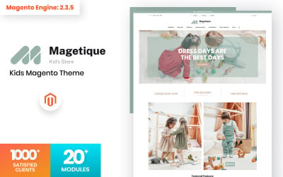 Magetique Kids Store Magento-Thema