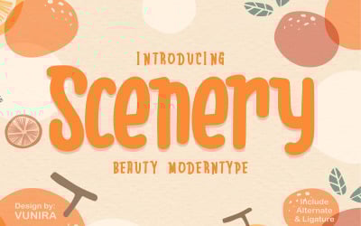 Декорации | Шрифт Beauty Moderntype