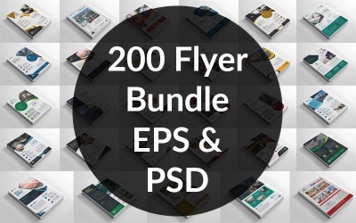 200 Flyer Bundle-企业形象模板