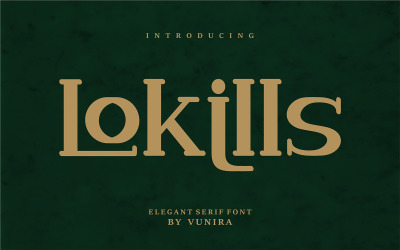 Lokills | Elegant Serif Font